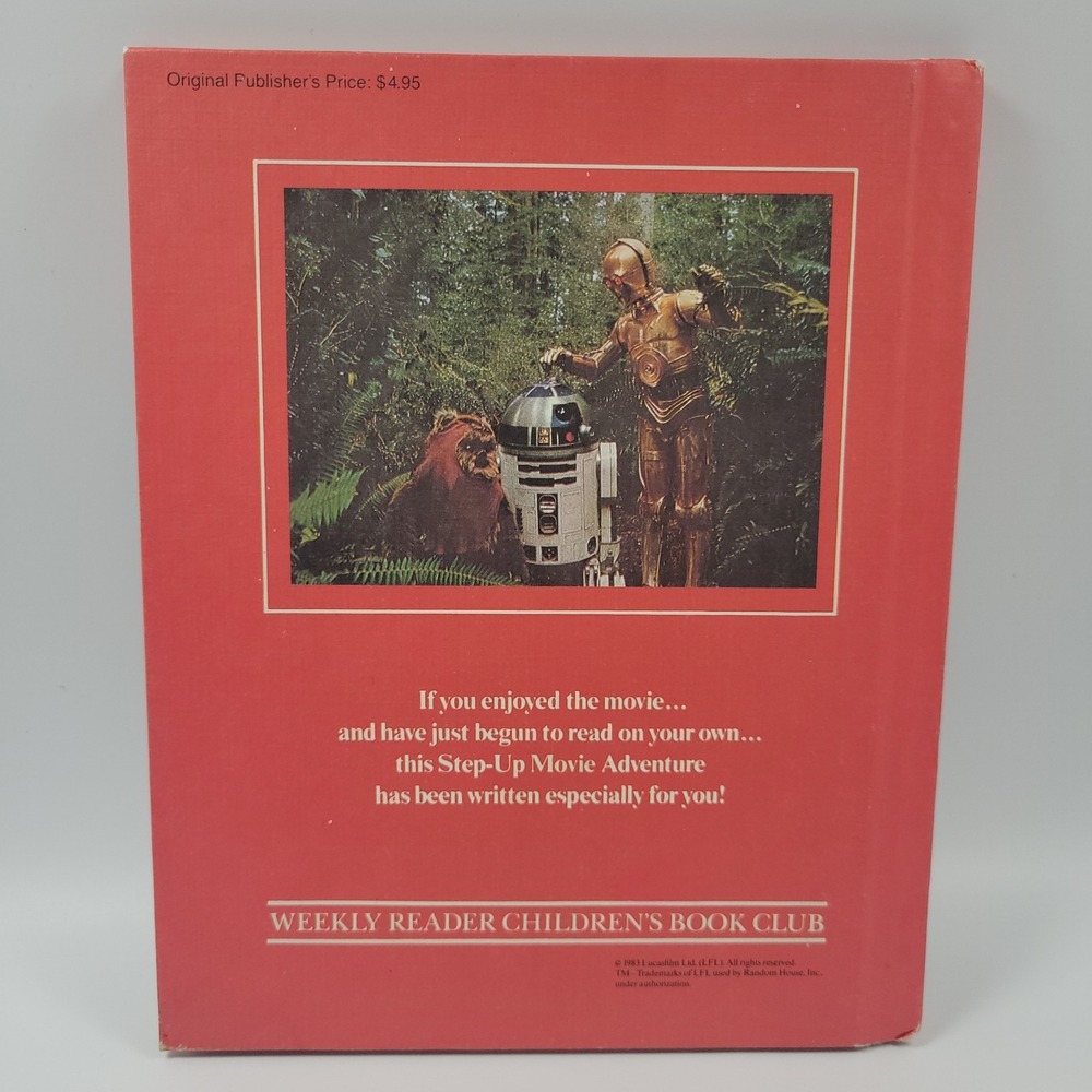 VTG Star Wars ROTJ Return of the Jedi Weekly Reader Movie Story Book 1983 - Picture 8 of 8